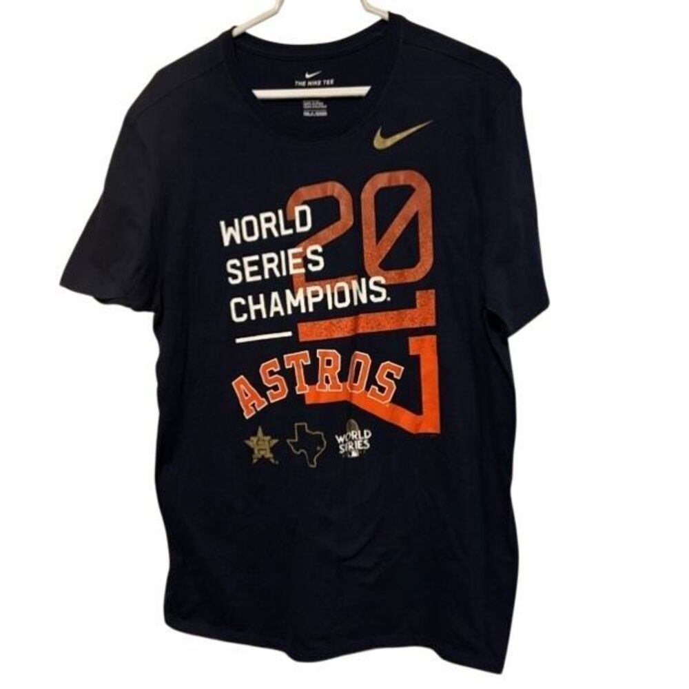 Houston Astros Size Large World Series Nike T-Shirt *Read*